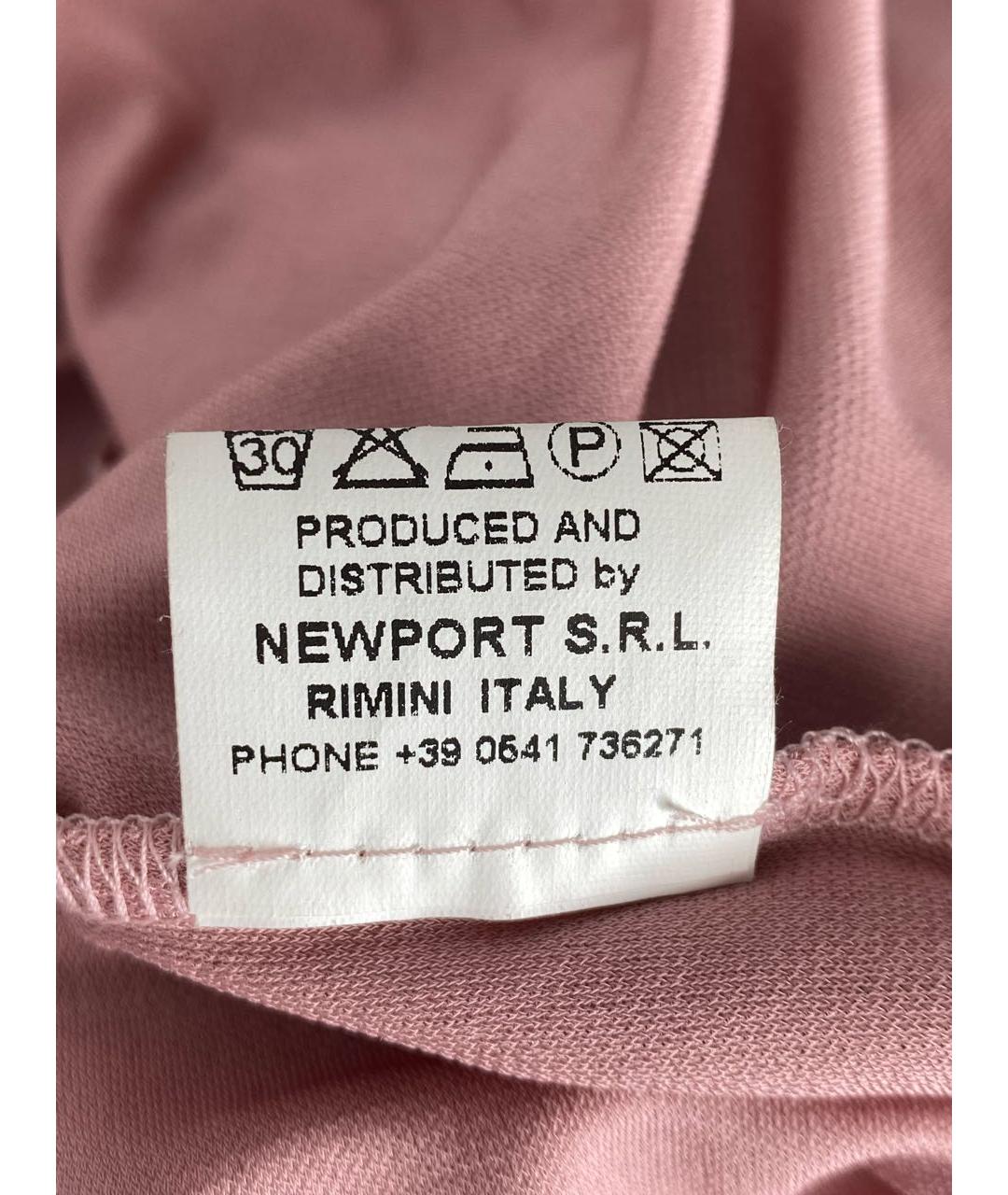 JO NO FUI Розовая вискозная блузы, фото 6