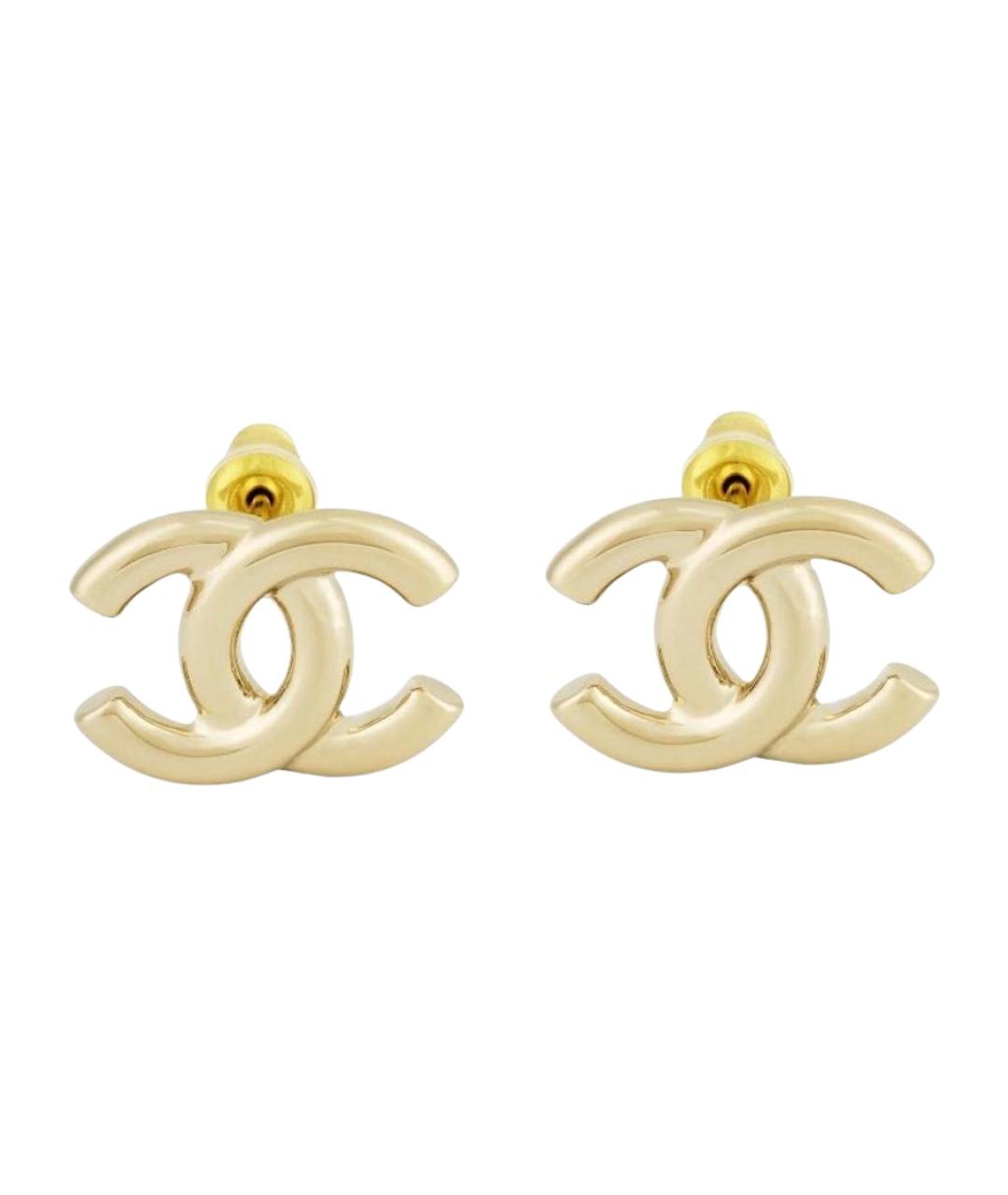 CHANEL Золотые серьги, фото 1