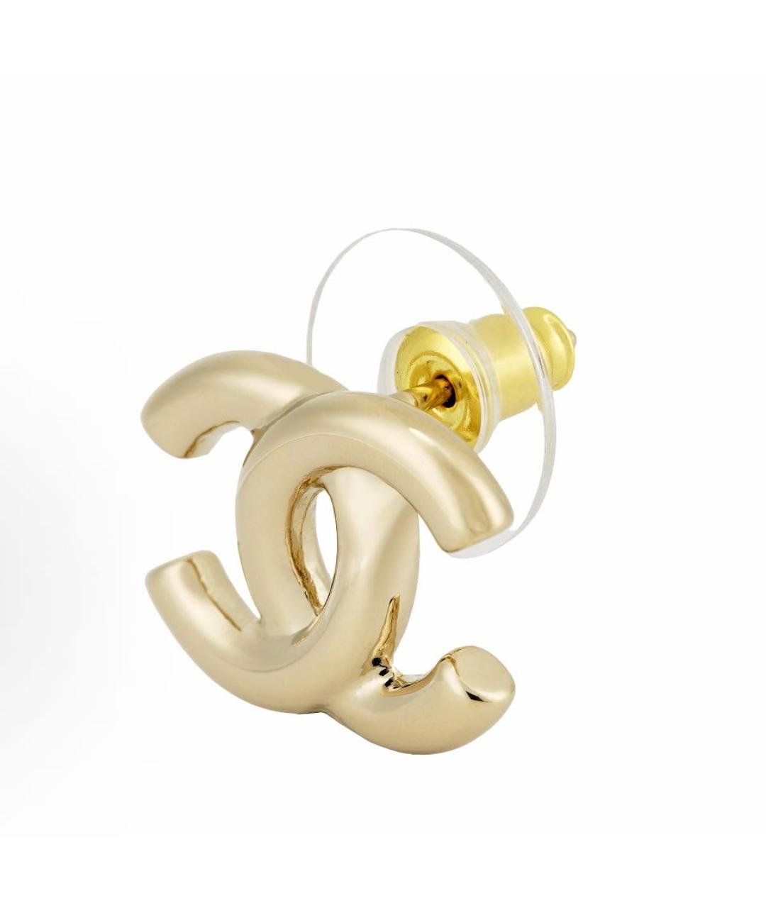 CHANEL Золотые серьги, фото 3