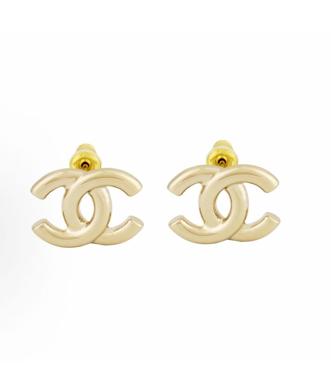CHANEL Золотые серьги, фото 5