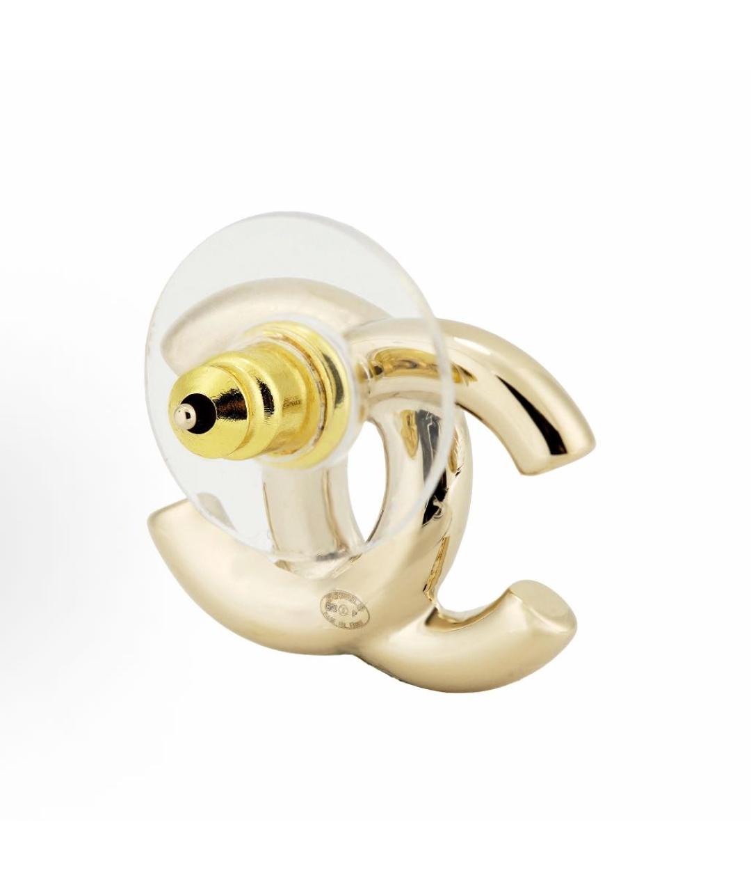 CHANEL Золотые серьги, фото 4