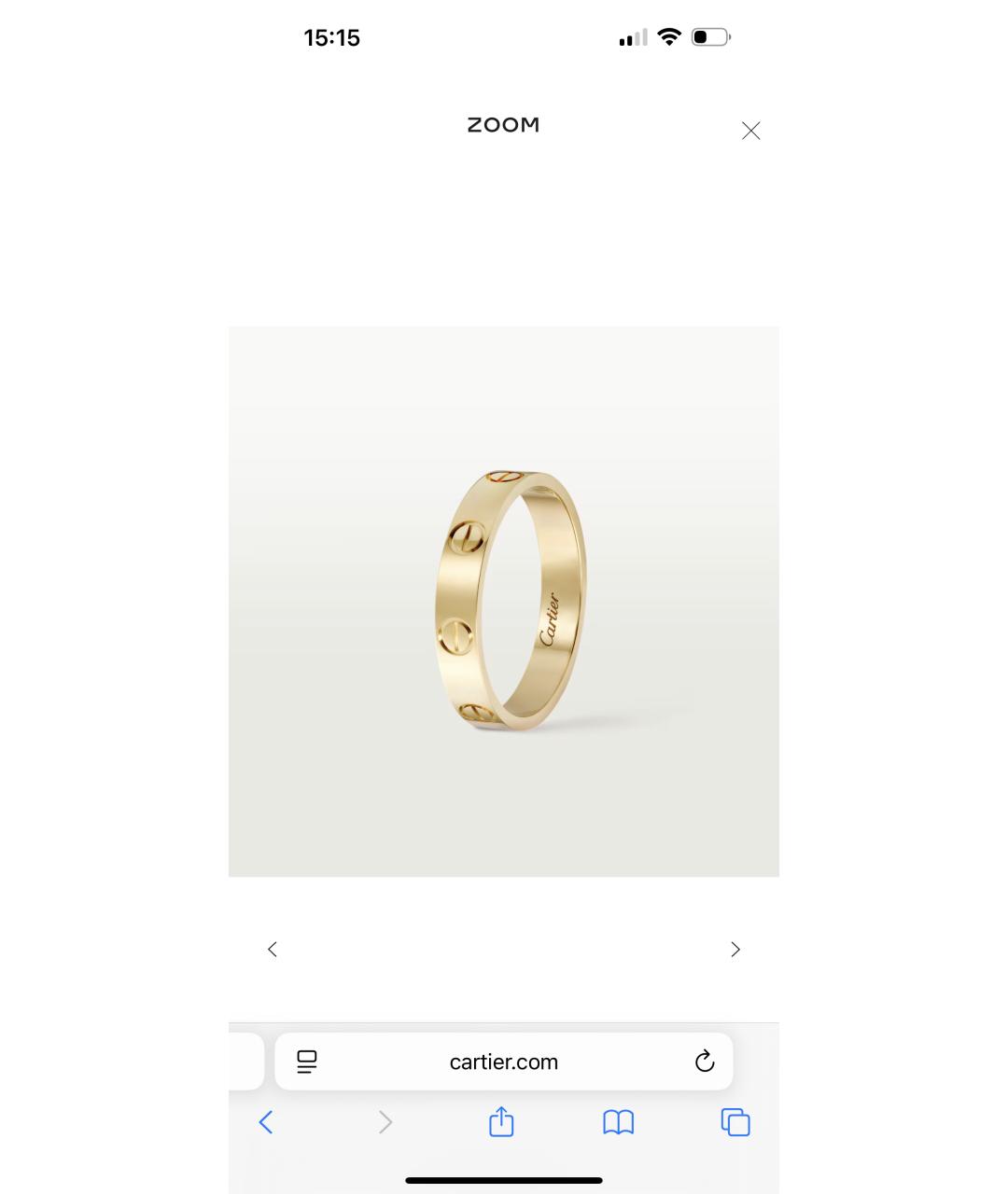 CARTIER Золотое кольцо из желтого золота, фото 5