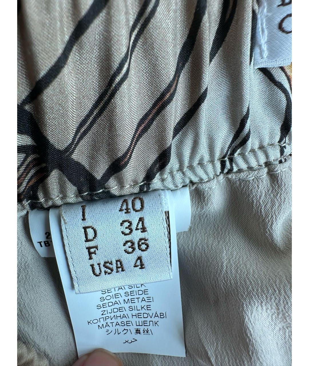 BRUNELLO CUCINELLI Мульти шелковые брюки широкие, фото 7