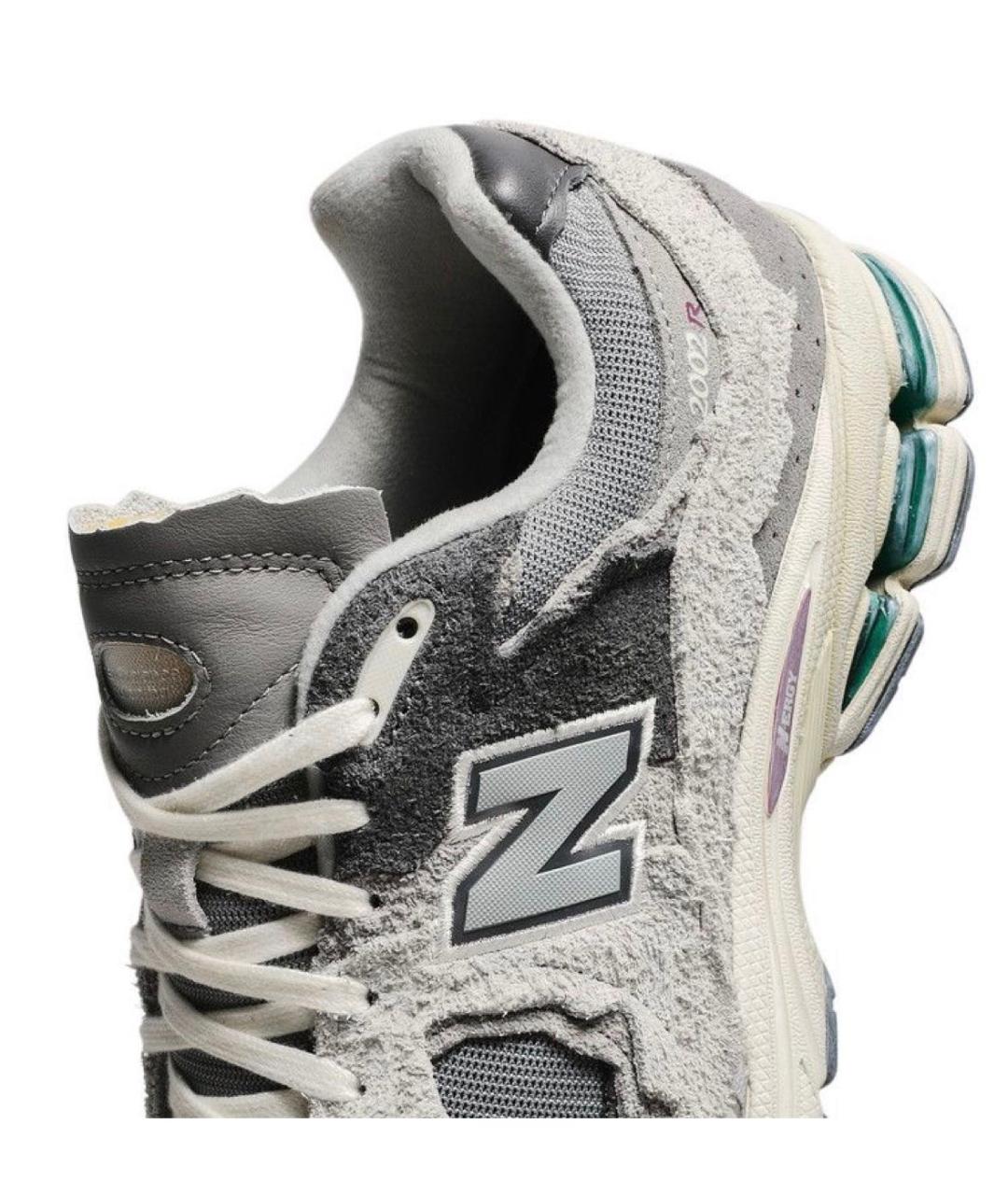 NEW BALANCE Серые замшевые кроссовки, фото 4