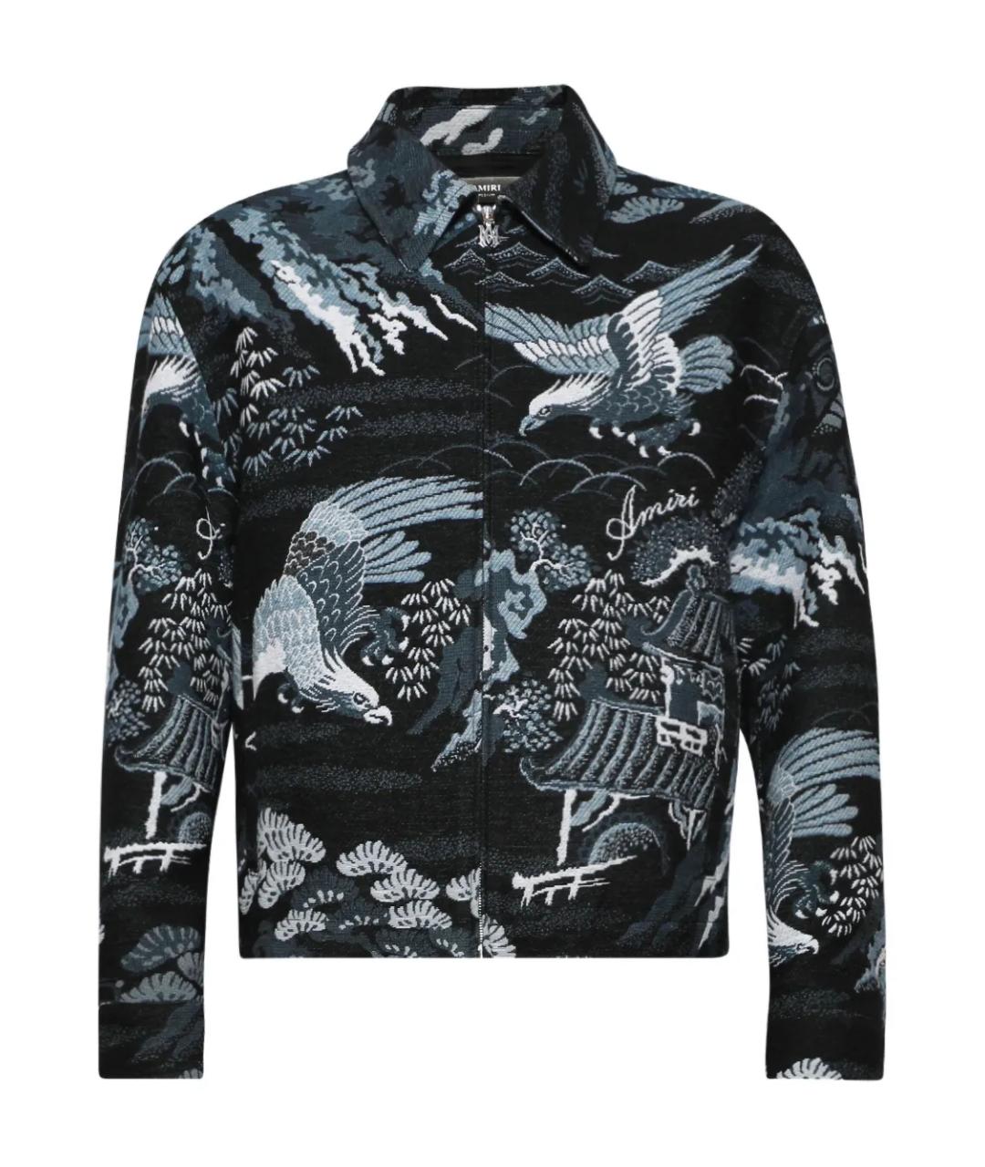 AMIRI Черная хлопковая куртка, фото 1