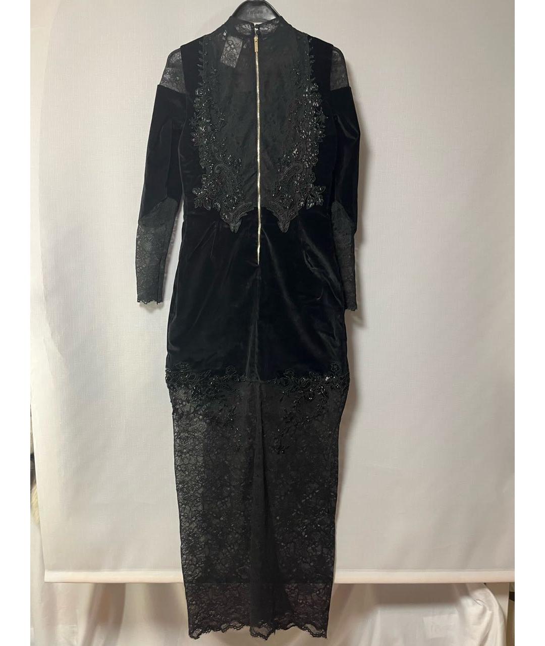 ZUHAIR MURAD Черное бархатное вечернее платье, фото 2