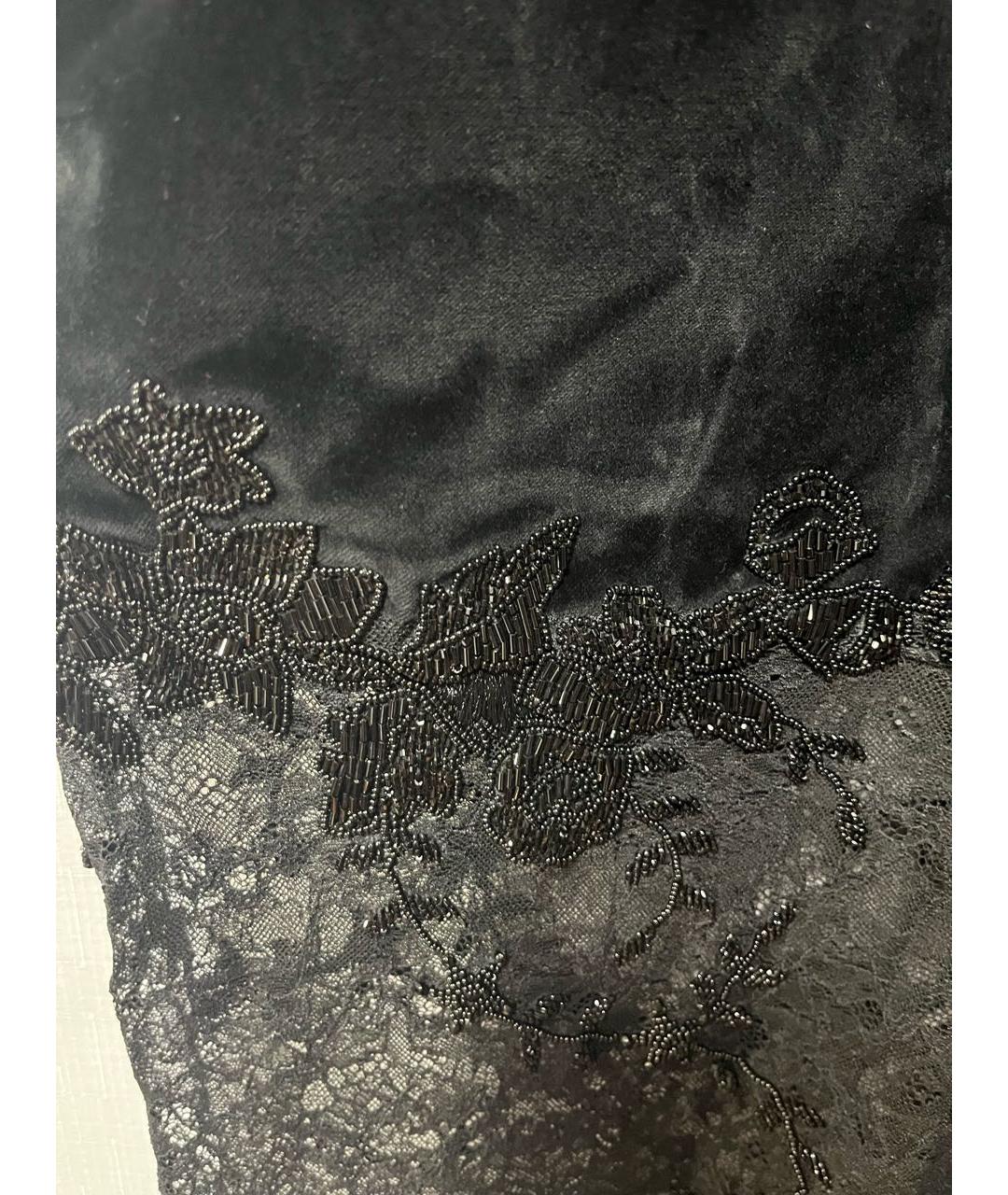 ZUHAIR MURAD Черное бархатное вечернее платье, фото 6