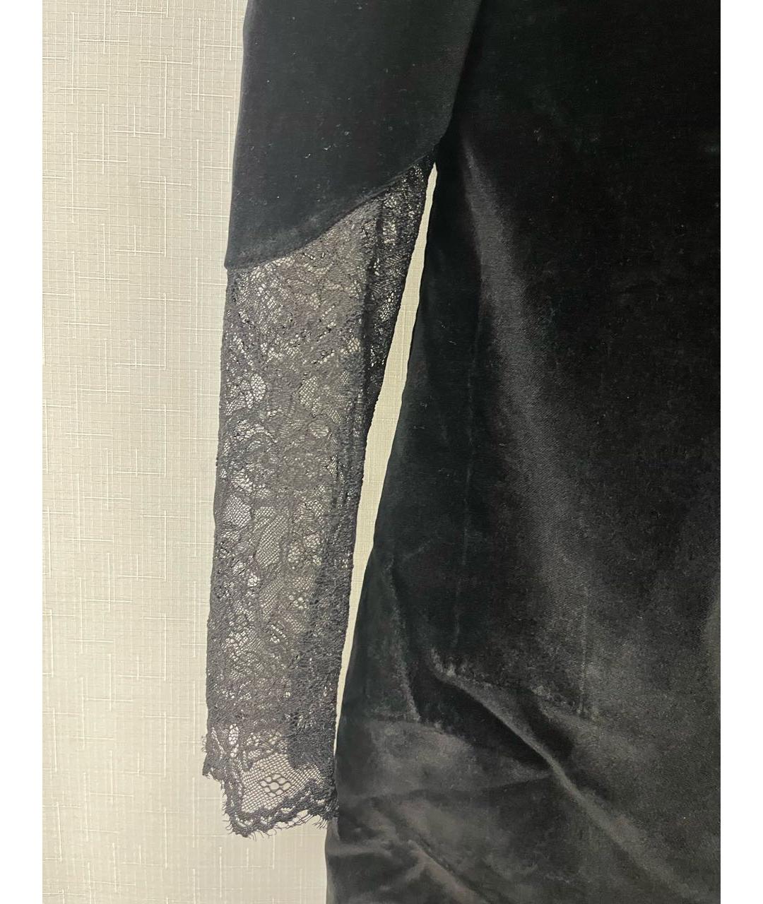 ZUHAIR MURAD Черное бархатное вечернее платье, фото 5