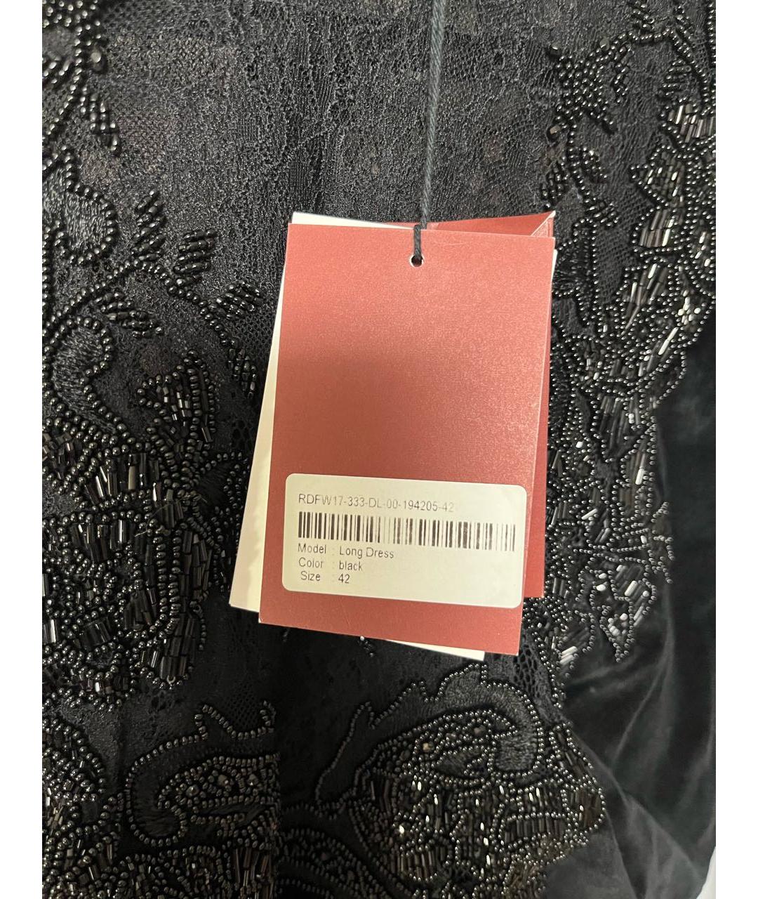 ZUHAIR MURAD Черное бархатное вечернее платье, фото 3