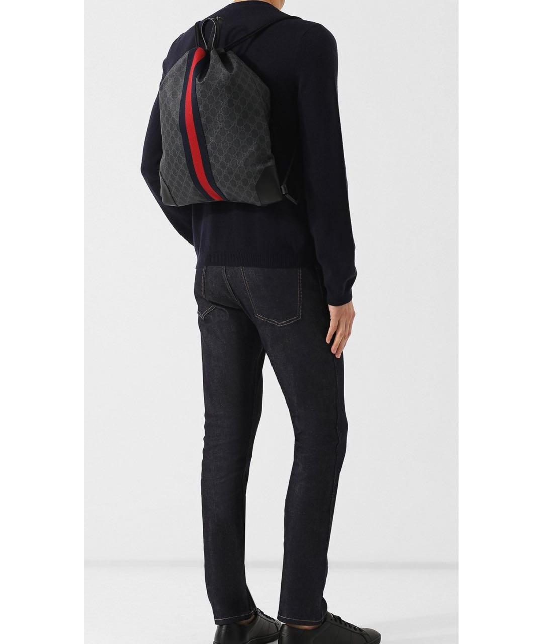 GUCCI Черный рюкзак, фото 4