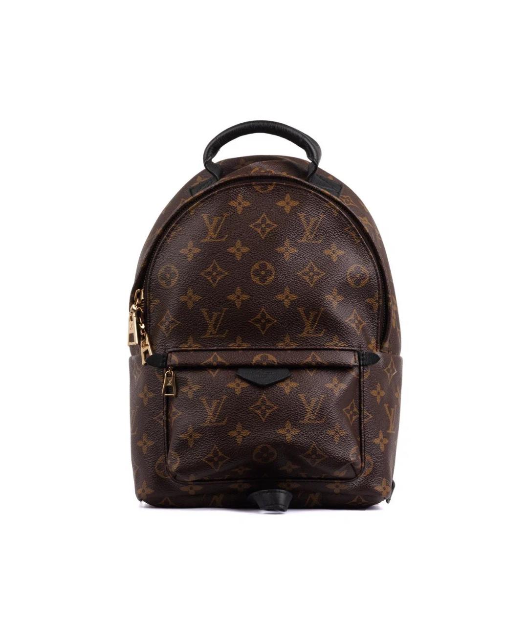 LOUIS VUITTON Коричневый кожаный рюкзак, фото 1