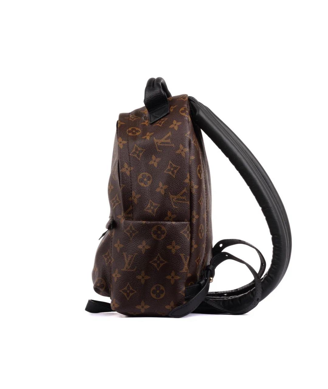 LOUIS VUITTON Коричневый кожаный рюкзак, фото 4