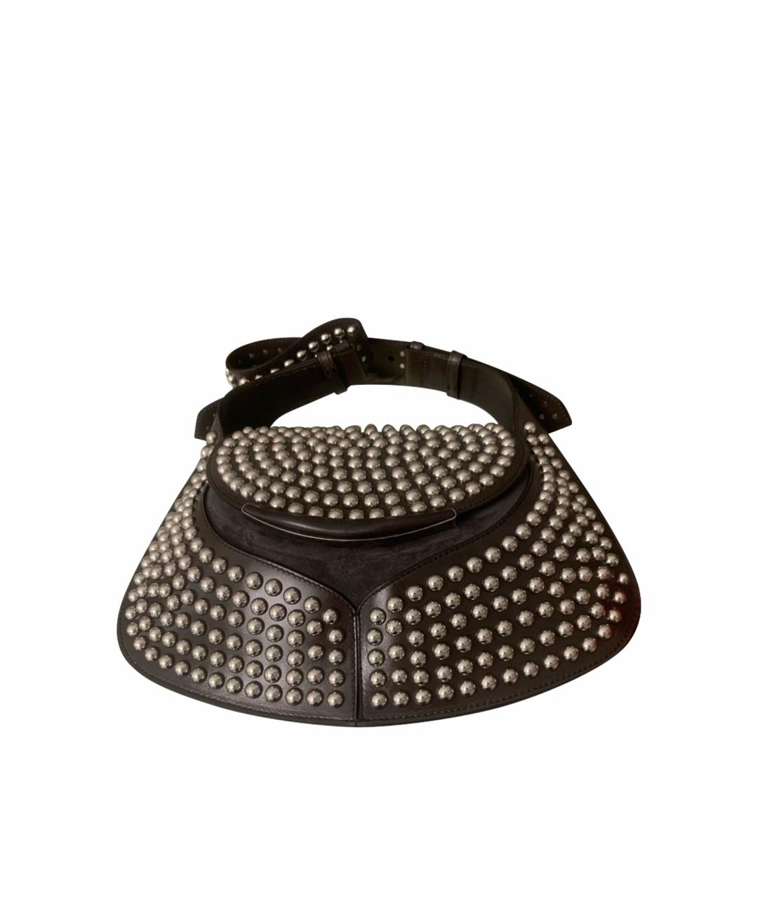 DELPOZO Коричневая замшевая сумка через плечо, фото 1