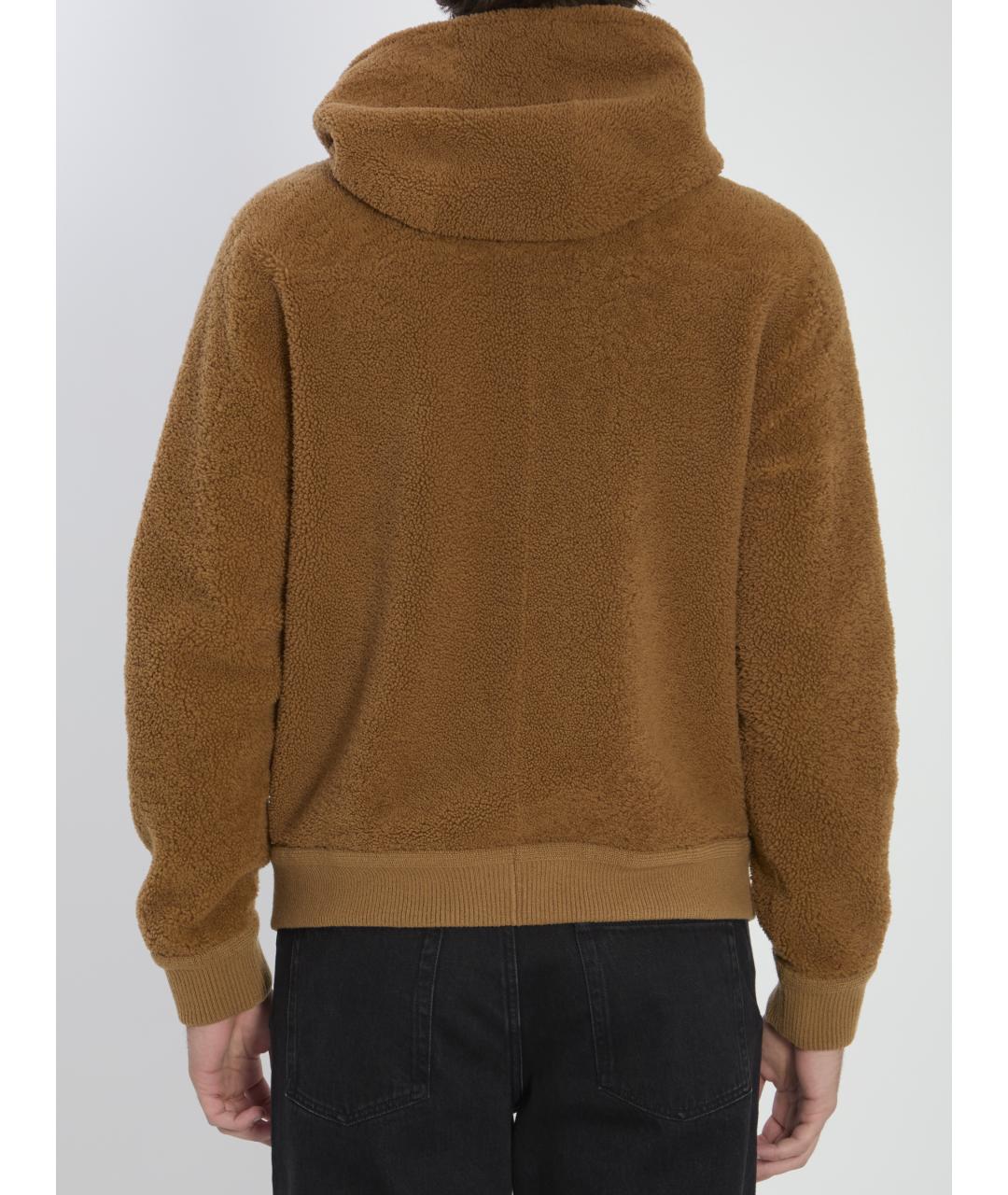 LOEWE Бежевая кожаная куртка, фото 6