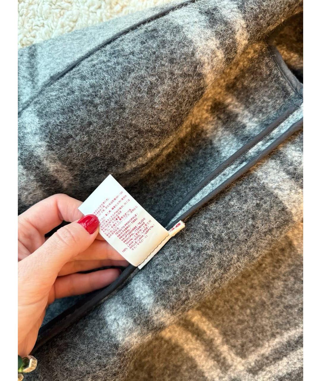 MARNI Серое пальто, фото 3