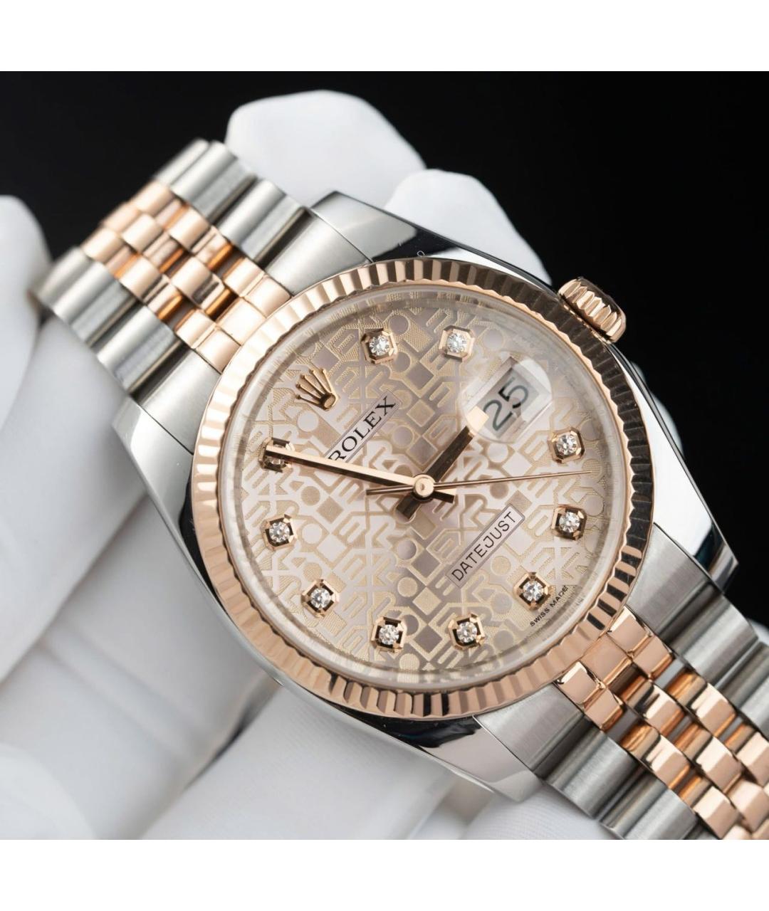 ROLEX Золотые часы из розового золота, фото 3