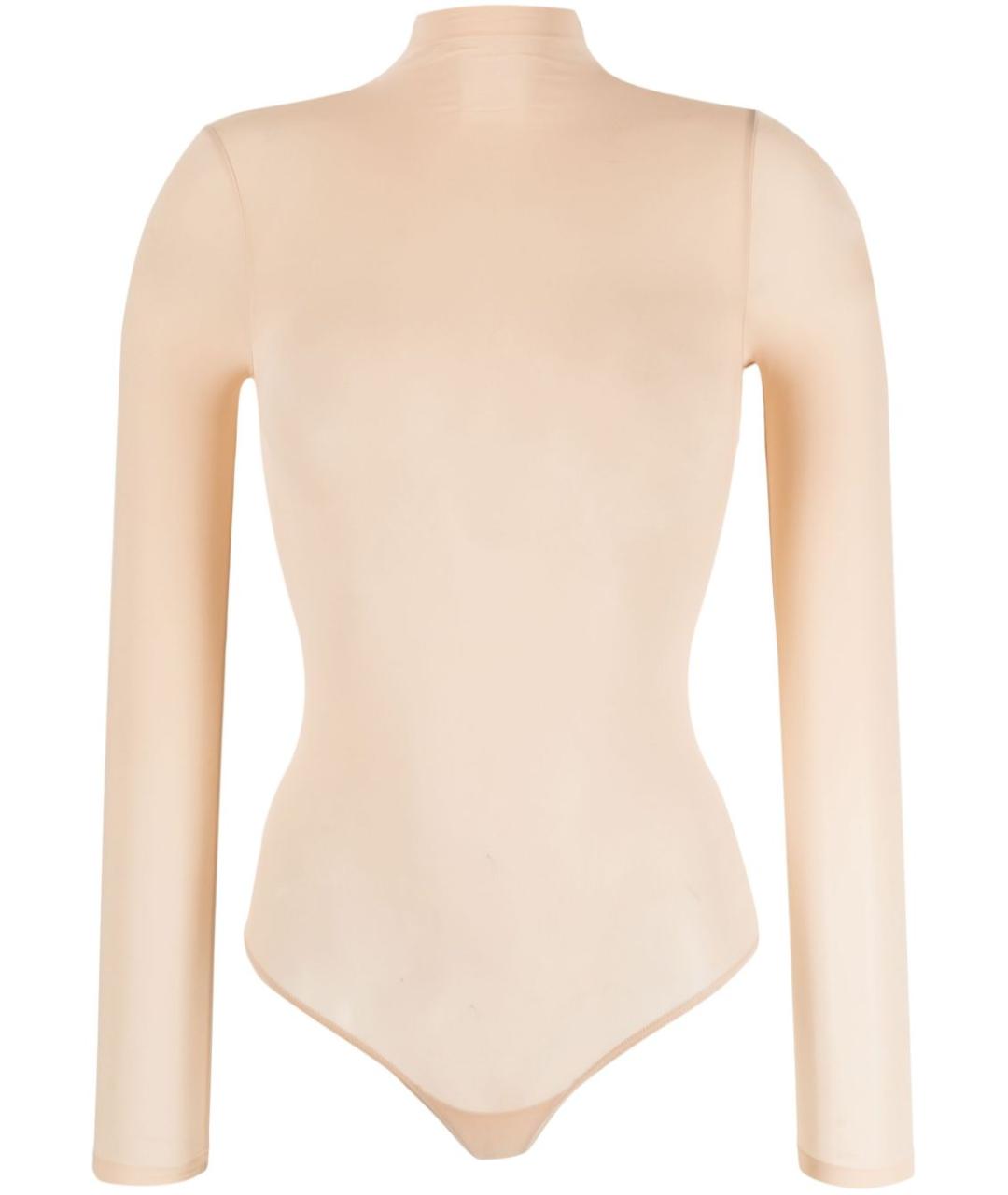 WOLFORD Бежевое полиамидовое боди, фото 1