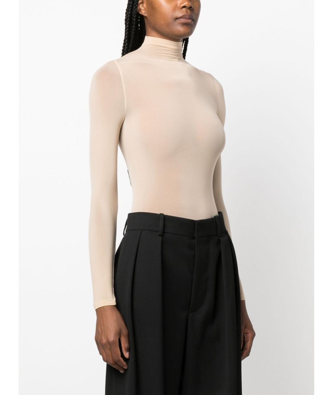 WOLFORD Бежевое полиамидовое боди, фото 5