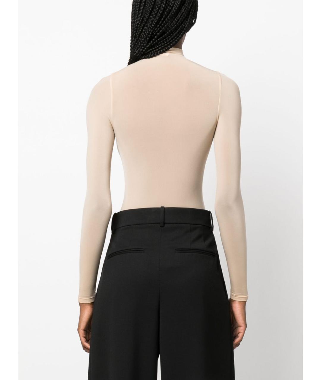 WOLFORD Бежевое полиамидовое боди, фото 4