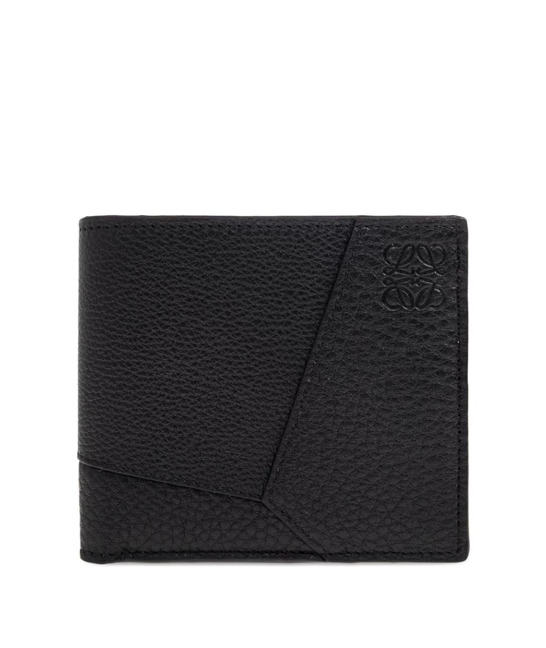 LOEWE Черный кожаный кошелек, фото 1