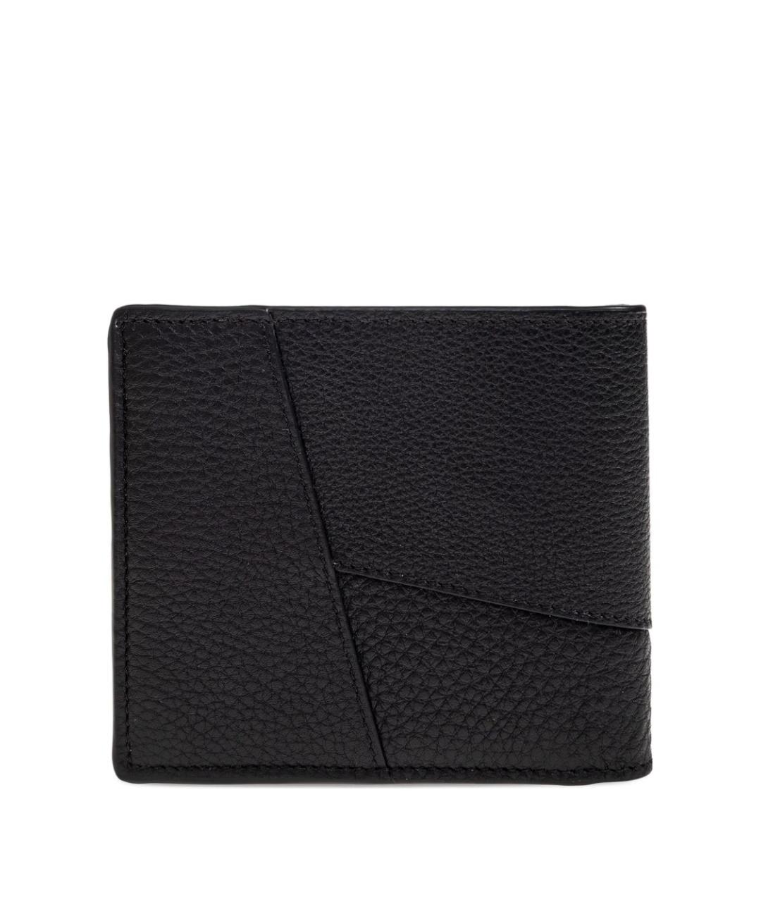 LOEWE Черный кожаный кошелек, фото 2