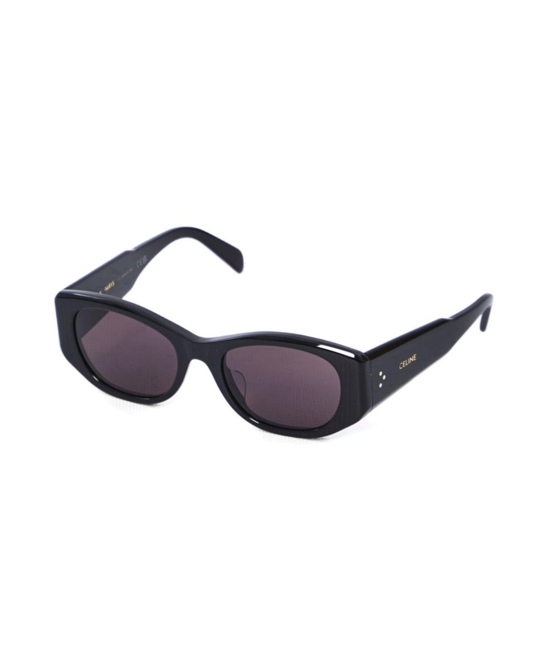 CELINE Черные пластиковые солнцезащитные очки, фото 1