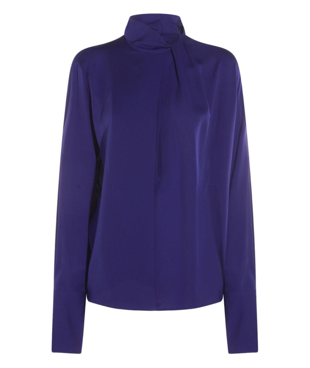 TOM FORD Фиолетовая шелковая блузы, фото 1