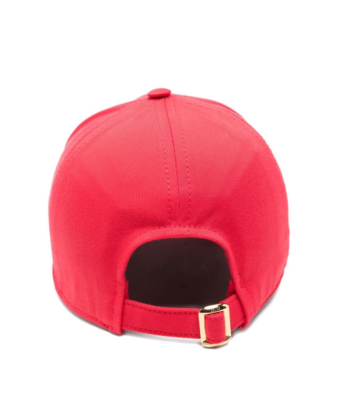 CELINE Красная хлопковая кепка, фото 2