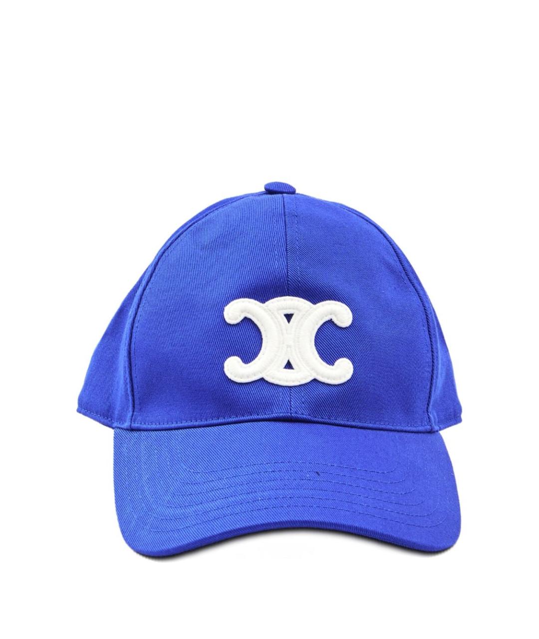 CELINE Синяя хлопковая кепка, фото 1