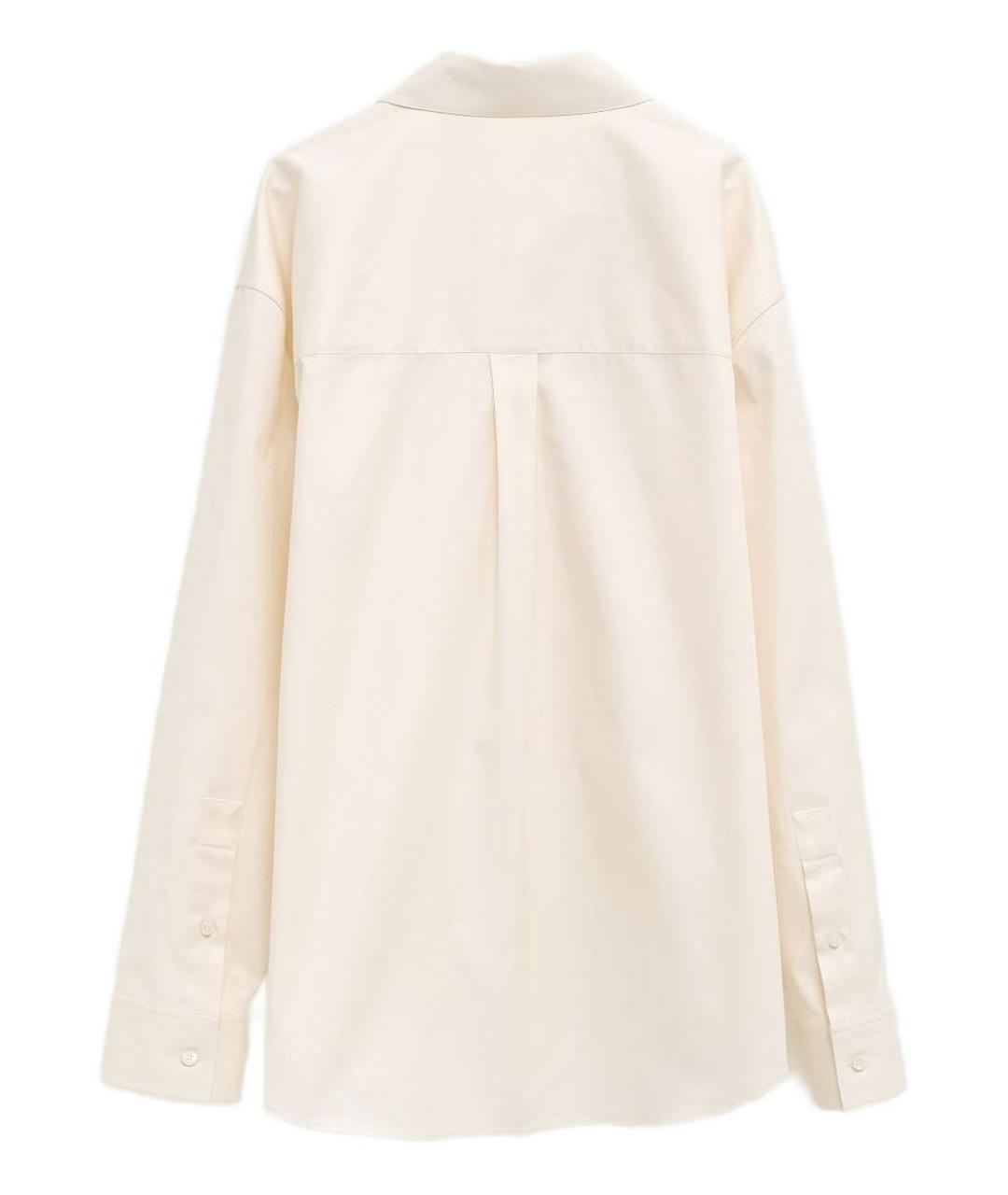 LOEWE Бежевая хлопковая кэжуал рубашка, фото 2