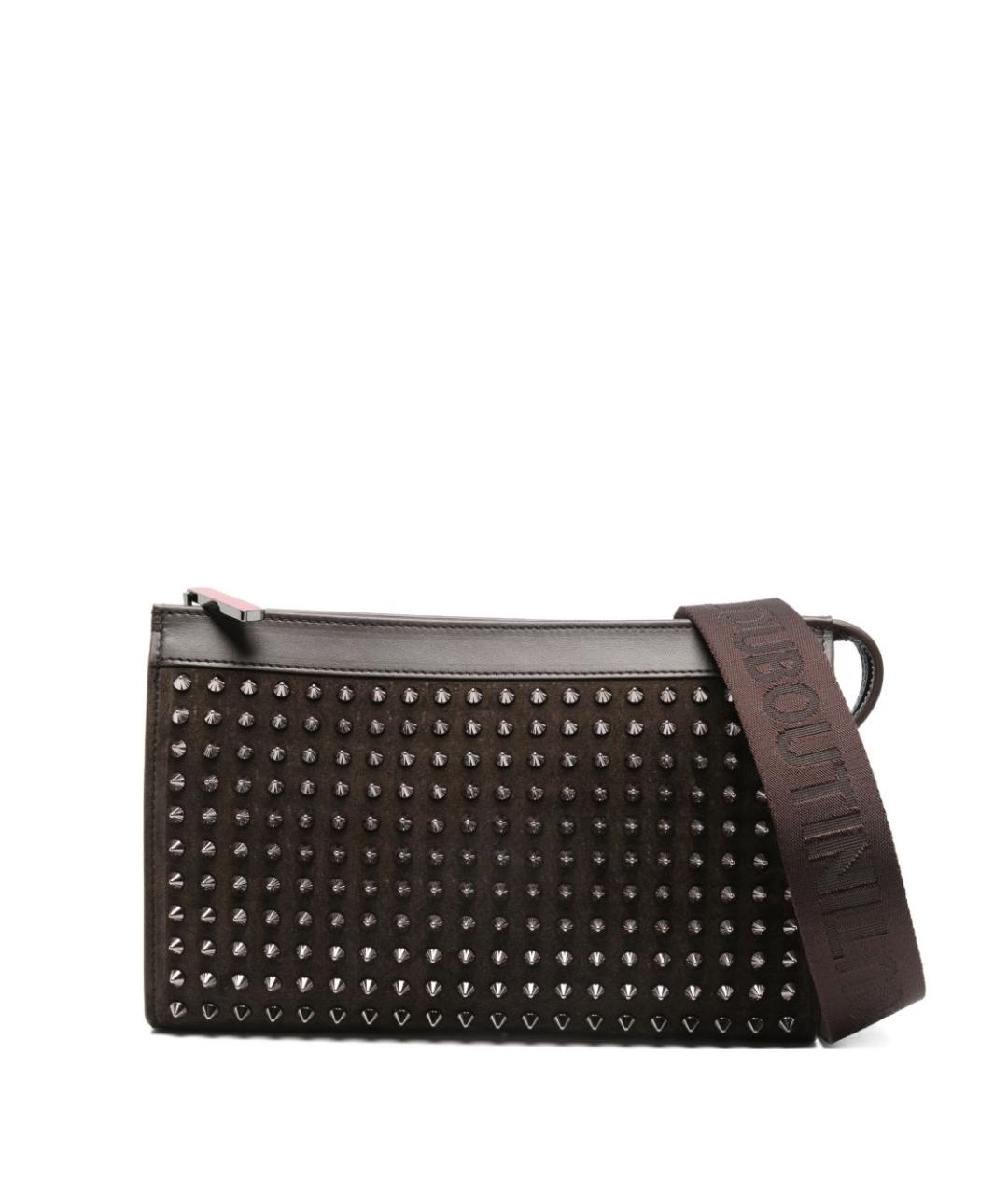 CHRISTIAN LOUBOUTIN Коричневая сумка на плечо, фото 1