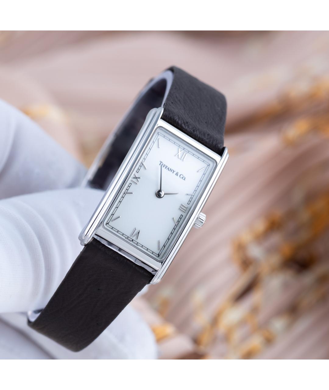 TIFFANY&CO Черные металлические часы, фото 9