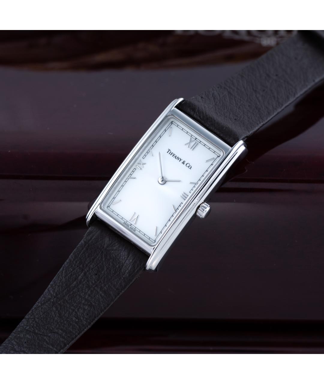 TIFFANY&CO Черные металлические часы, фото 3