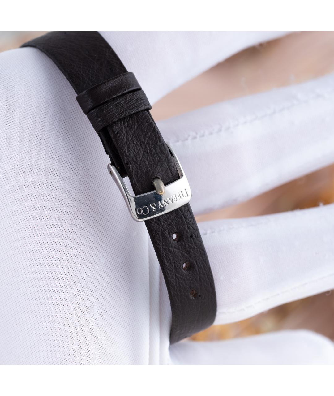 TIFFANY&CO Черные металлические часы, фото 5