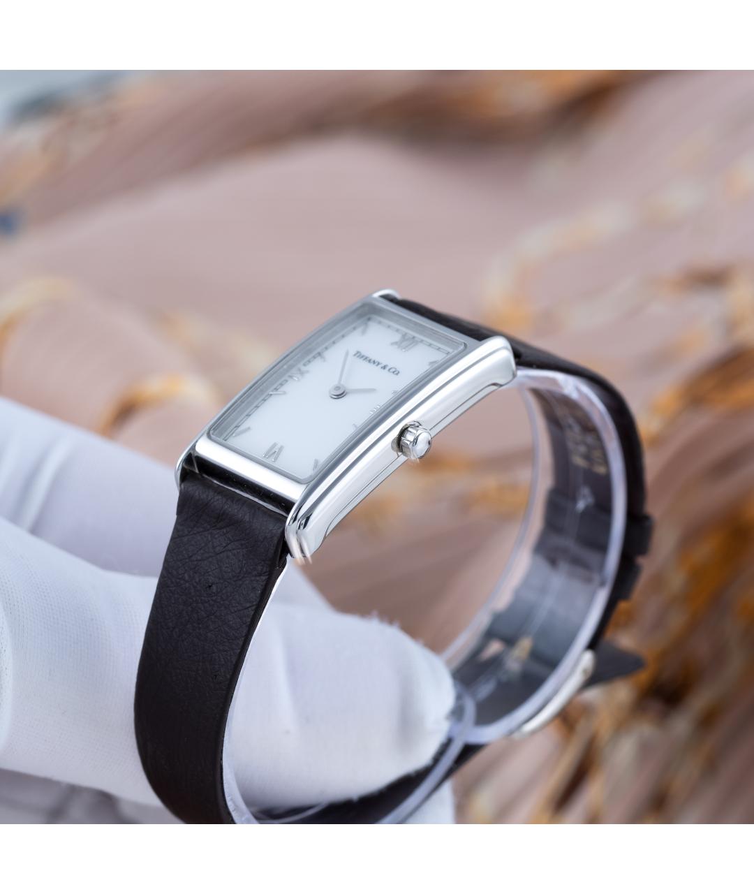 TIFFANY&CO Черные металлические часы, фото 4