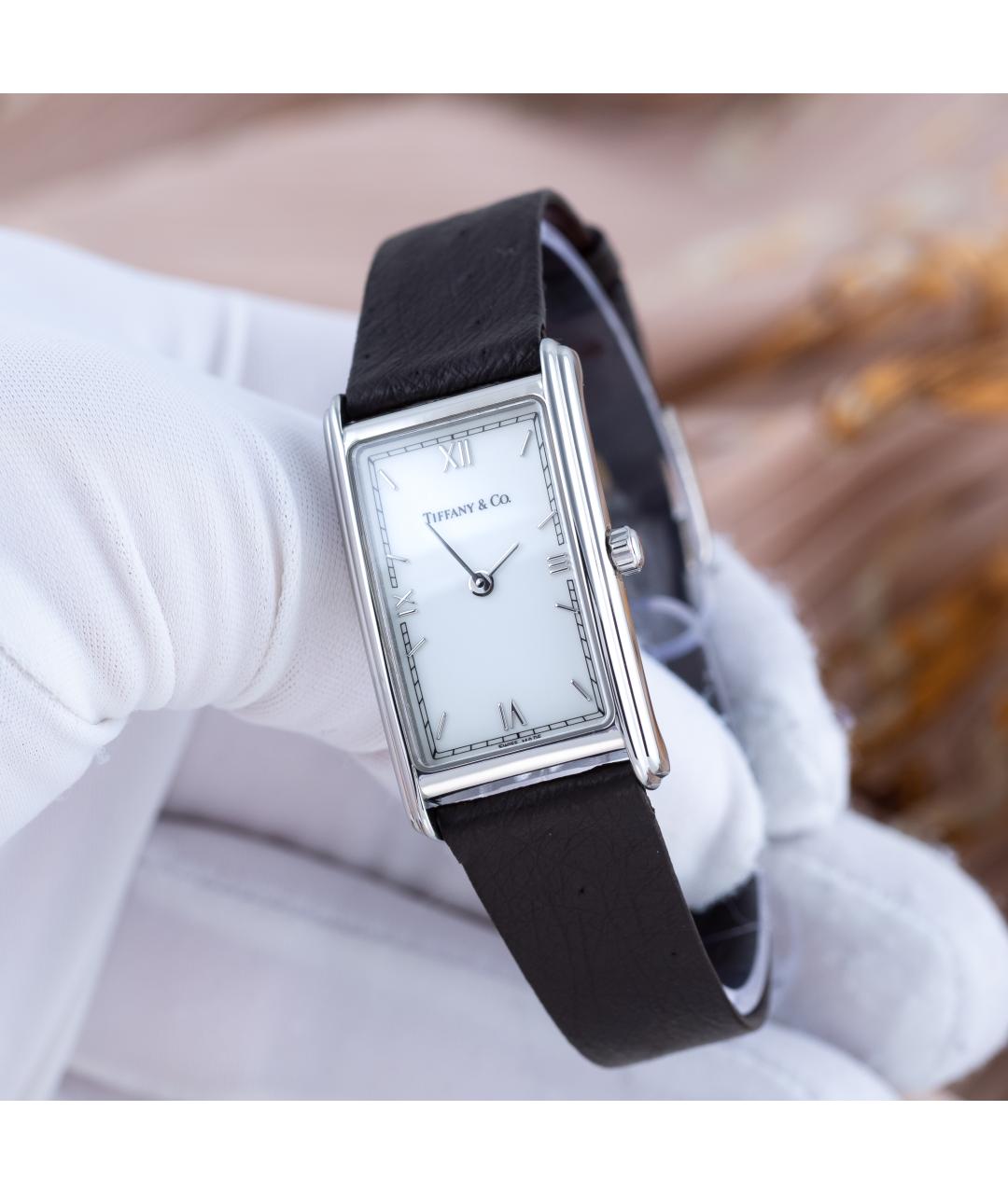 TIFFANY&CO Черные металлические часы, фото 8