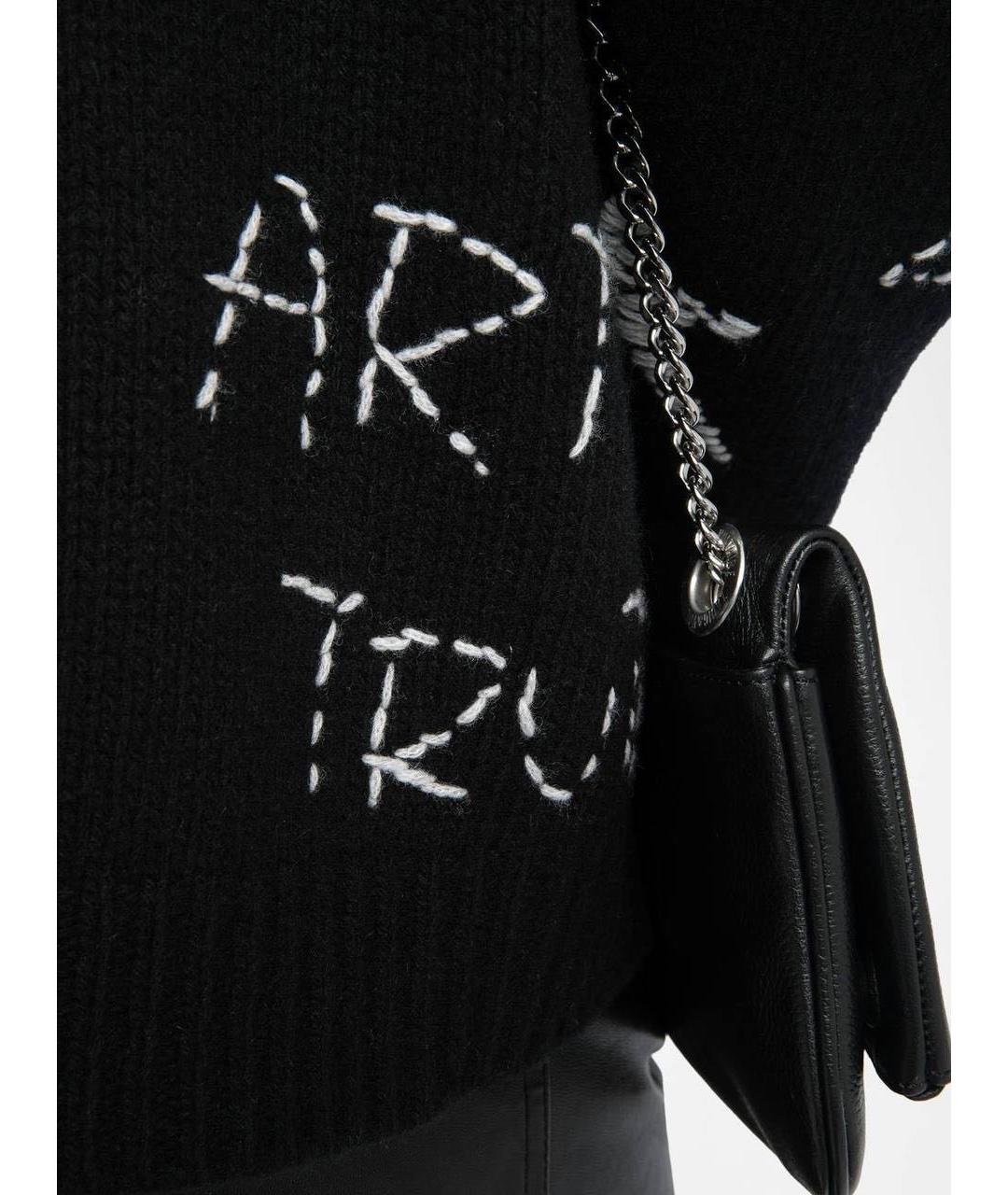 ZADIG & VOLTAIRE Черный шерстяной джемпер / свитер, фото 4
