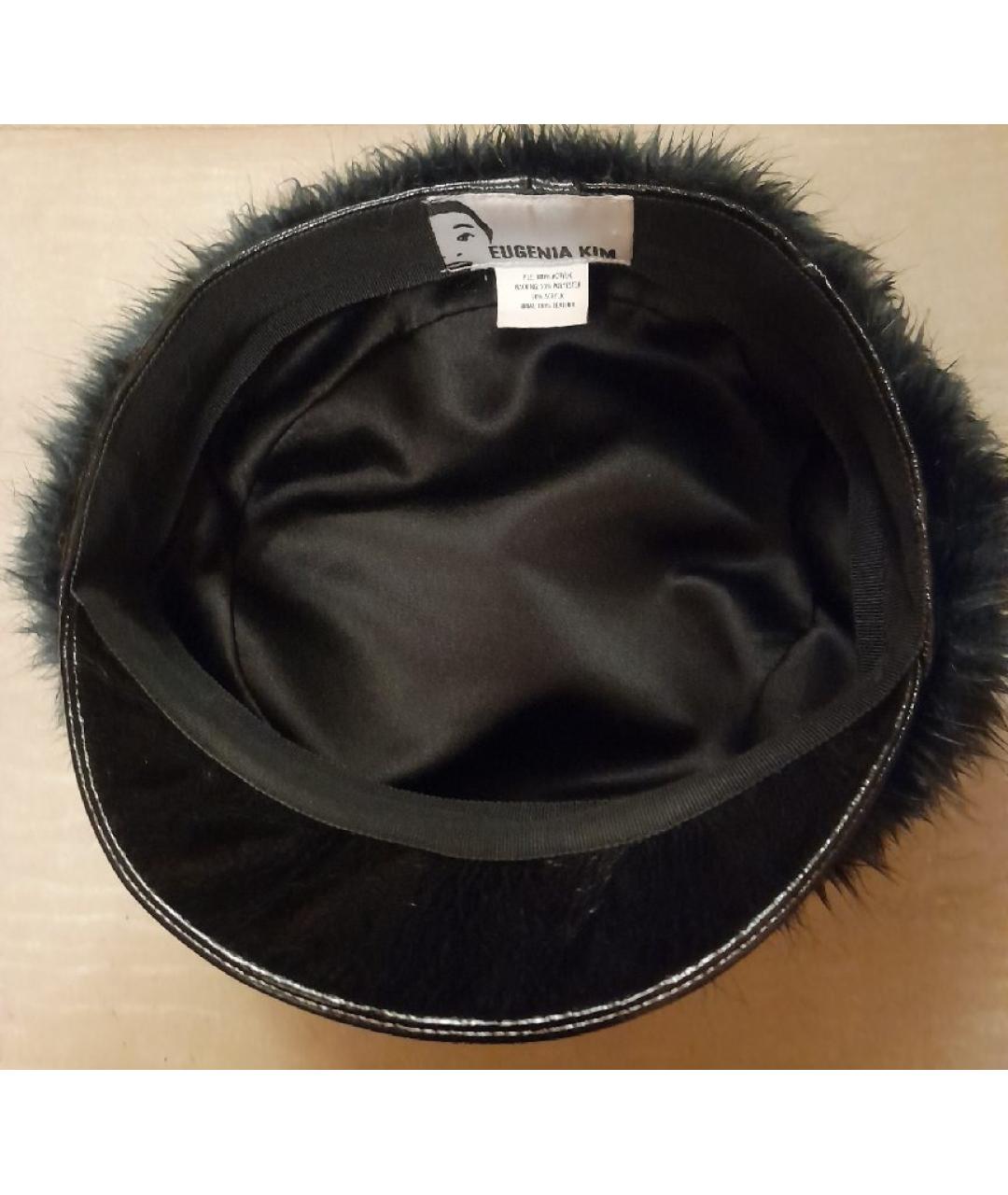 EUGENIA KIM Зеленая кожаная кепка, фото 8