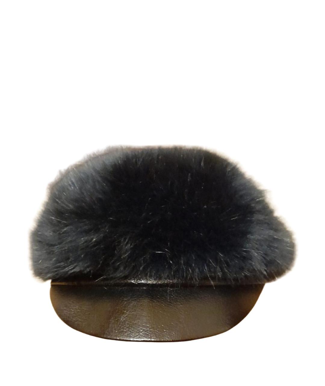 EUGENIA KIM Зеленая кожаная кепка, фото 1