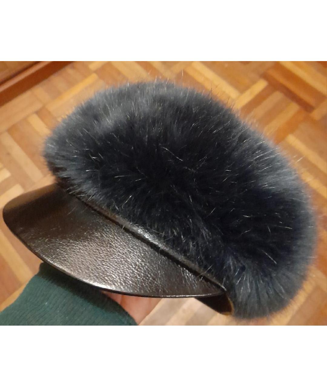 EUGENIA KIM Зеленая кожаная кепка, фото 7