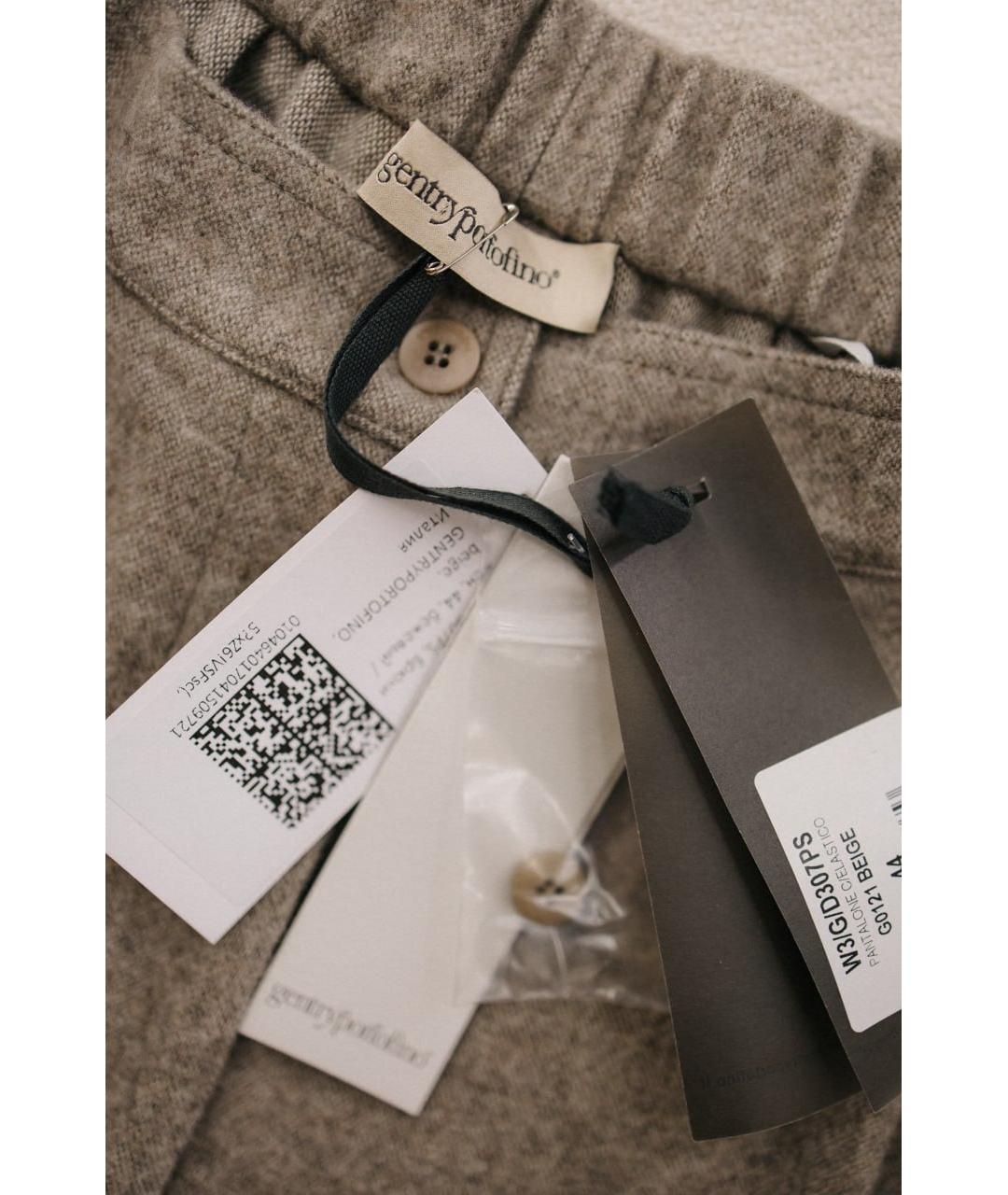 GENTRY PORTOFINO Серый шерстяной джемпер / свитер, фото 5