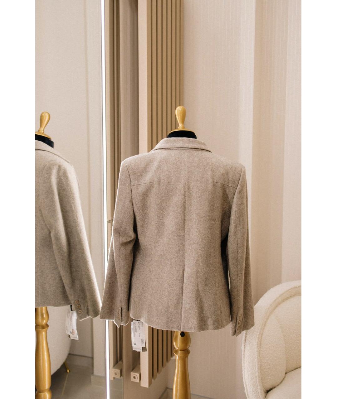 GENTRY PORTOFINO Серый шерстяной джемпер / свитер, фото 3