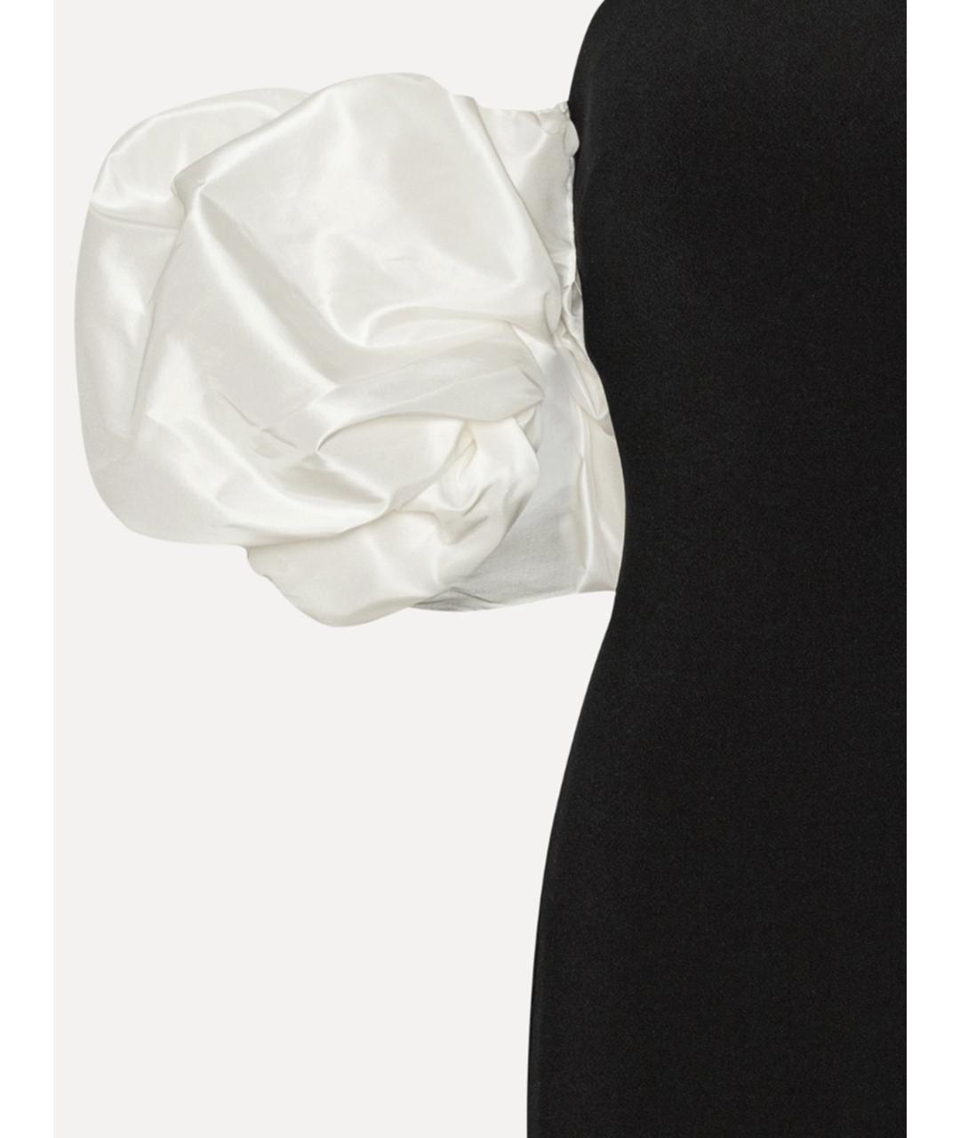 ROTATE Черное полиэстеровое платье, фото 6