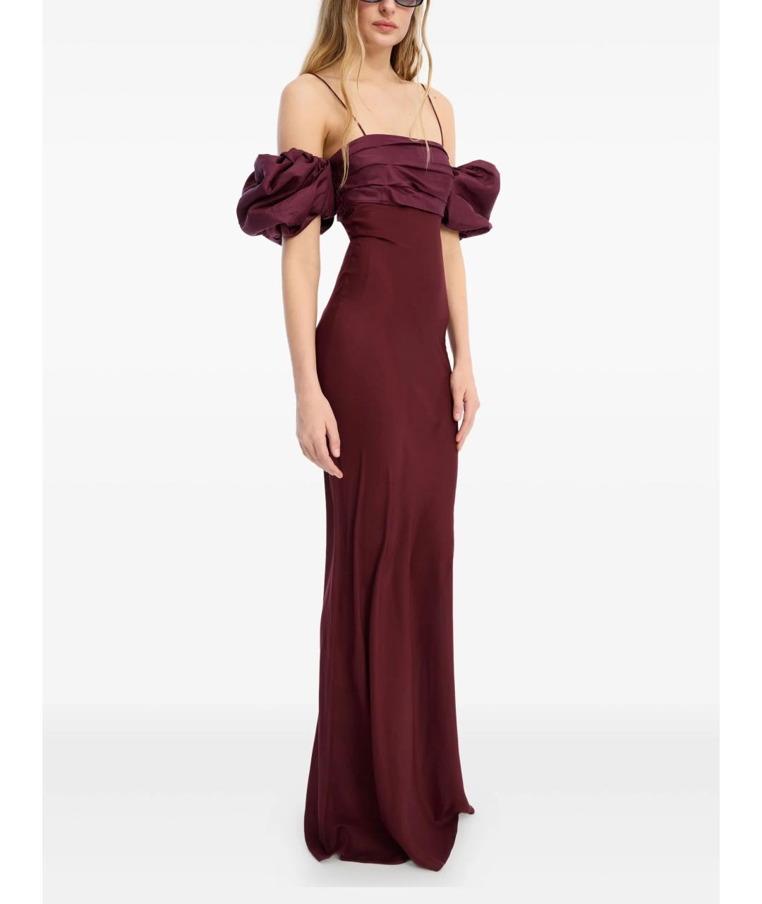 ROTATE Красное полиэстеровое вечернее платье, фото 3