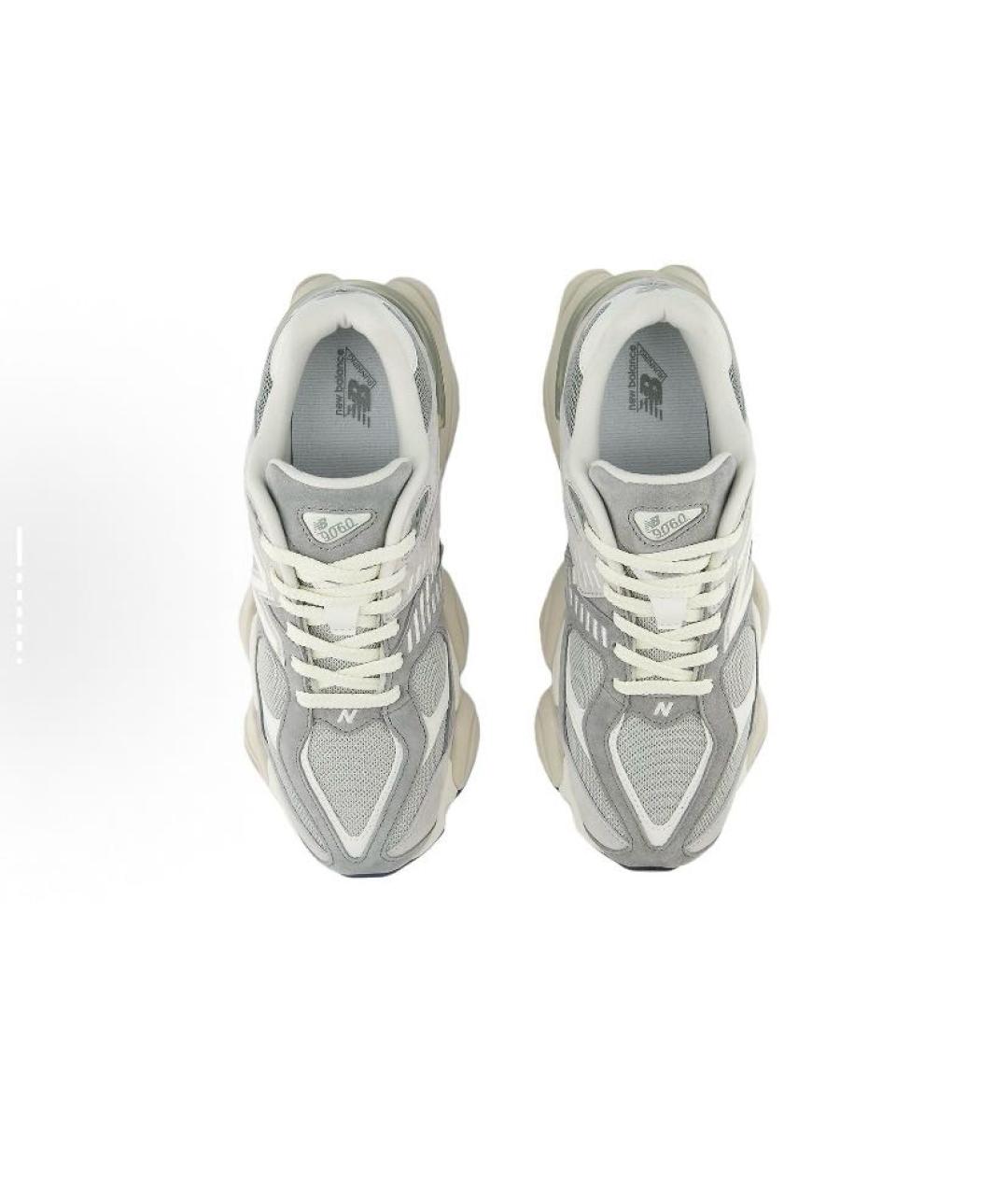 NEW BALANCE Серые текстильные кроссовки, фото 4