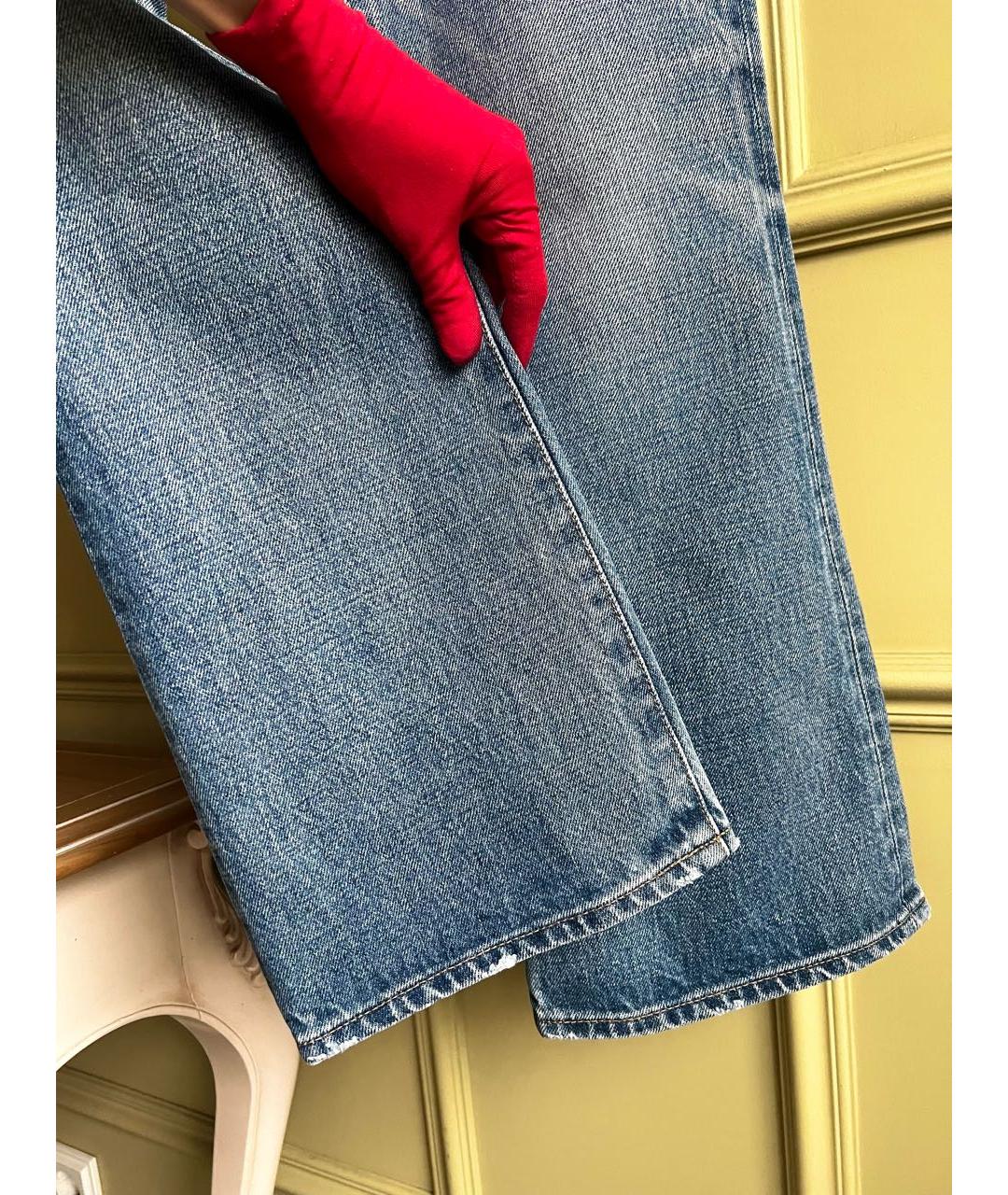 CELINE Хлопковые джинсы клеш, фото 4