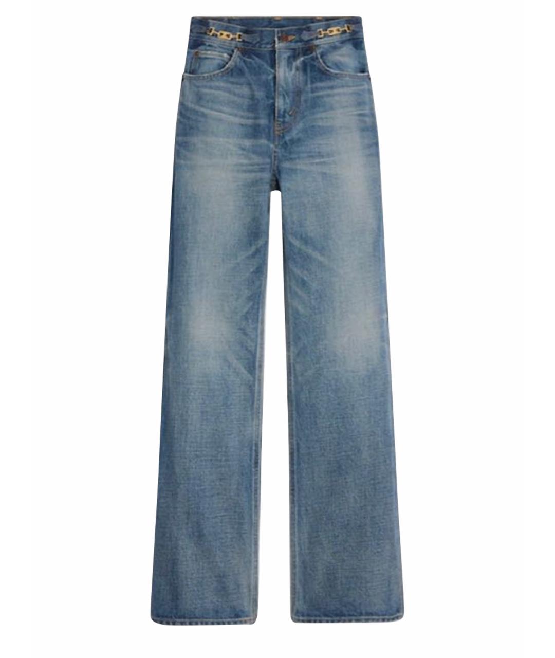 CELINE Хлопковые джинсы клеш, фото 1