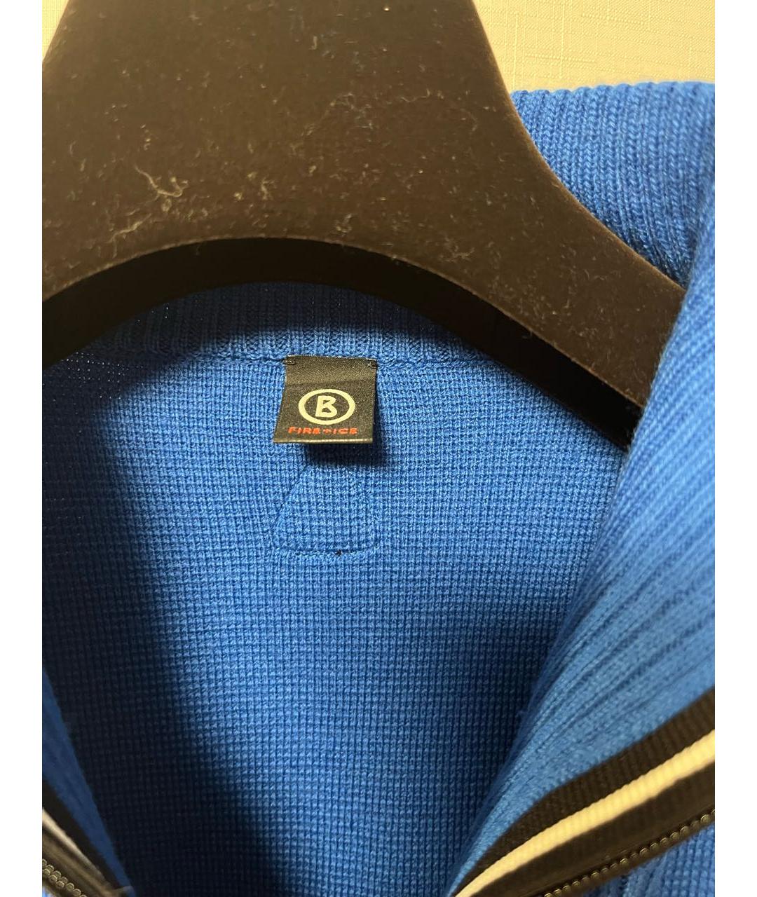 BOGNER Синий джемпер / свитер, фото 3