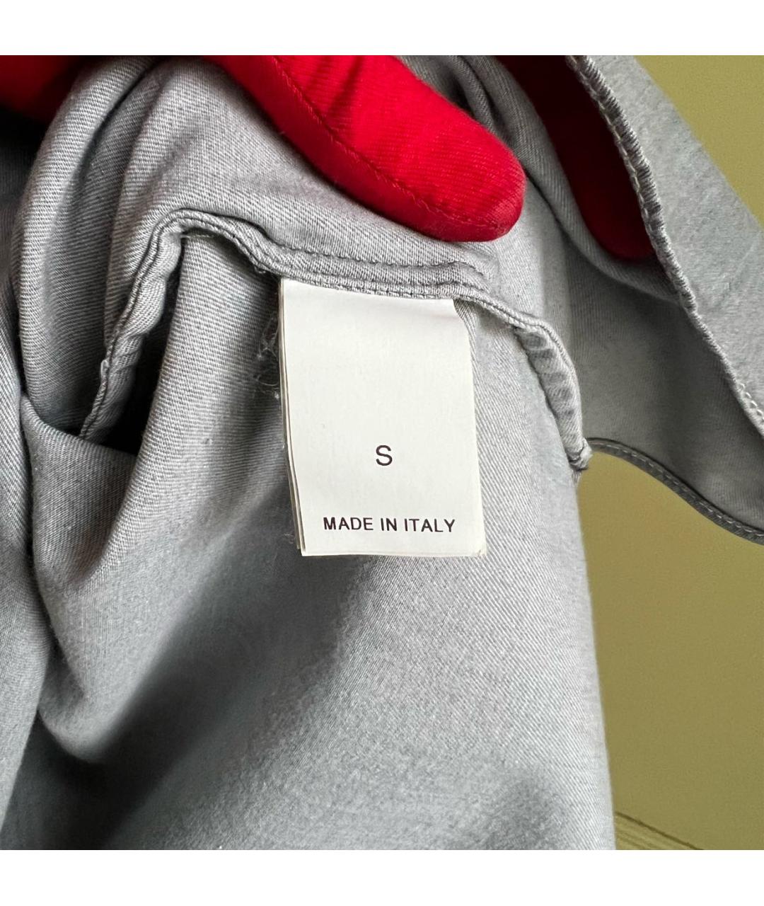 BRUNELLO CUCINELLI Серая деним рубашка, фото 7