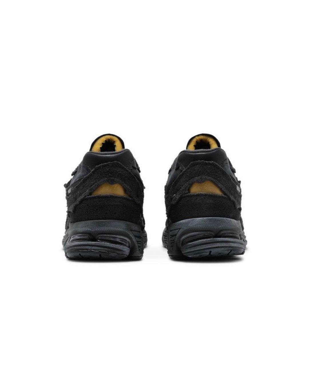 NEW BALANCE Черные замшевые низкие кроссовки / кеды, фото 3